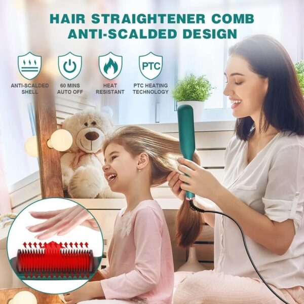 Premium Hair Straightening Brush - Image 4